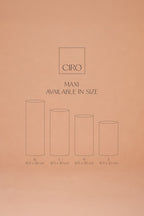 CIRO kaars Rosa Antico Maxi | Handgemaakt & Flameless
