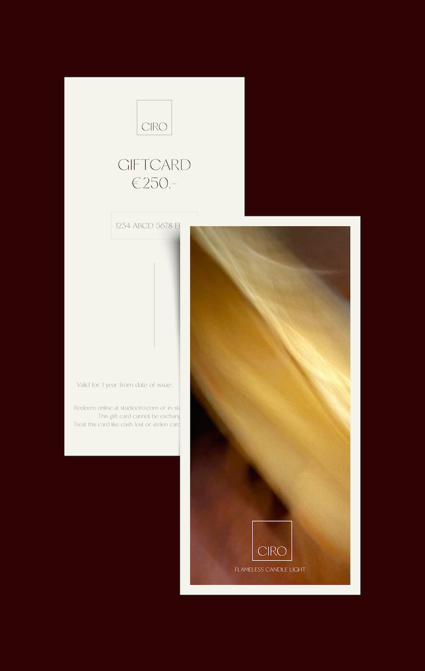 CIRO | Gift Card €250,-