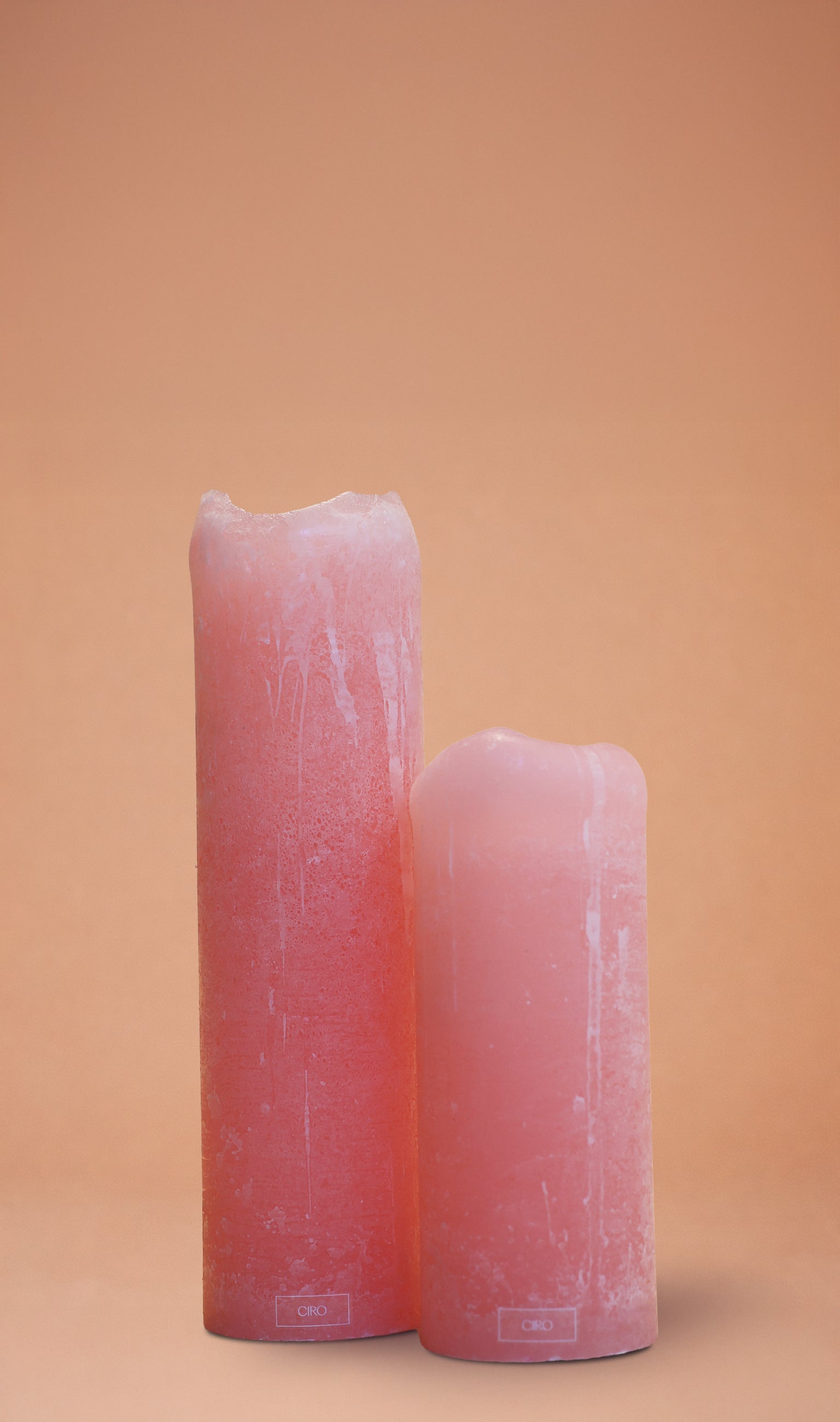 CIRO kaars Rosa Maxi | Handgemaakt & Flameless