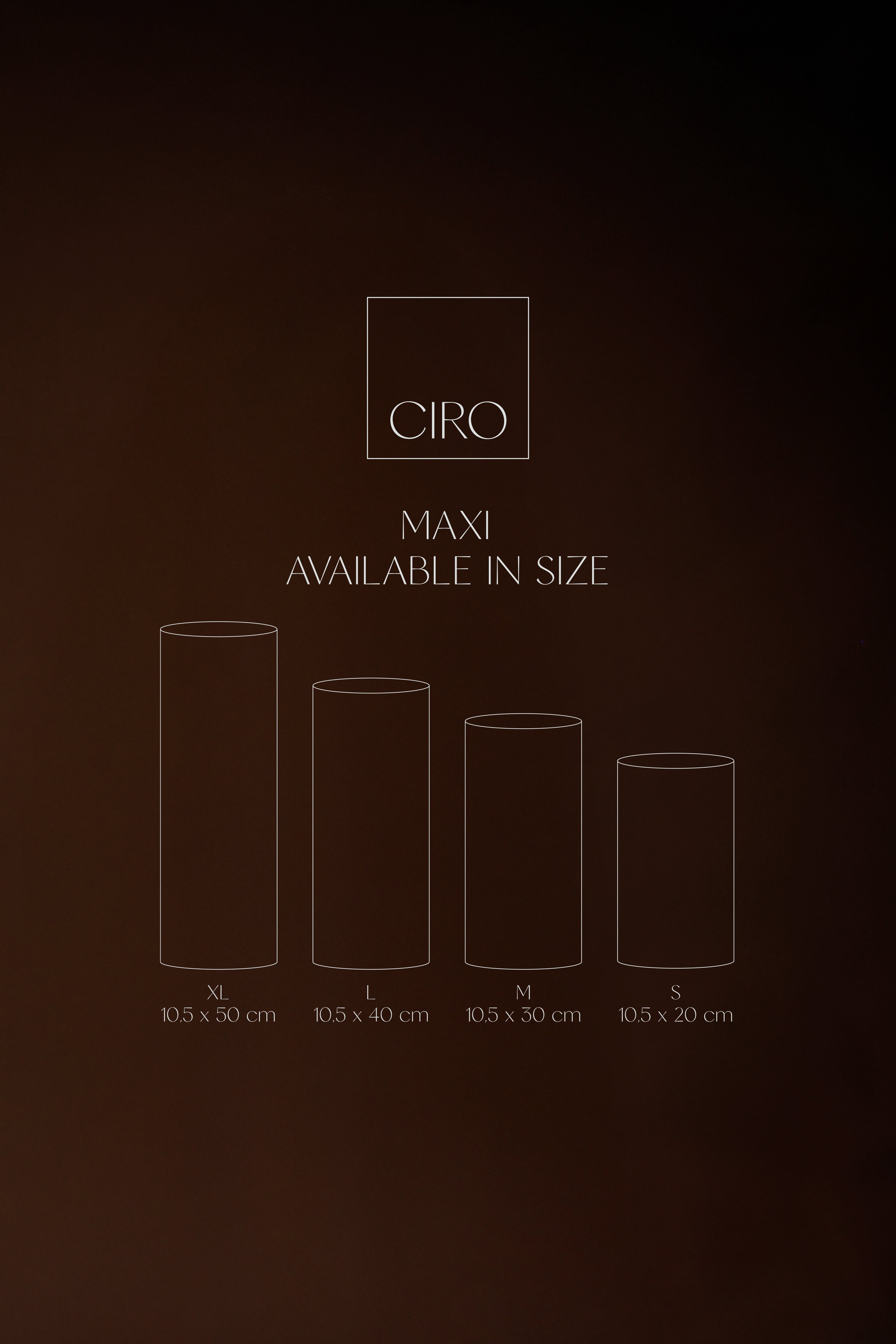 CIRO kaars Tartufo Regular | Handgemaakt & Flameless