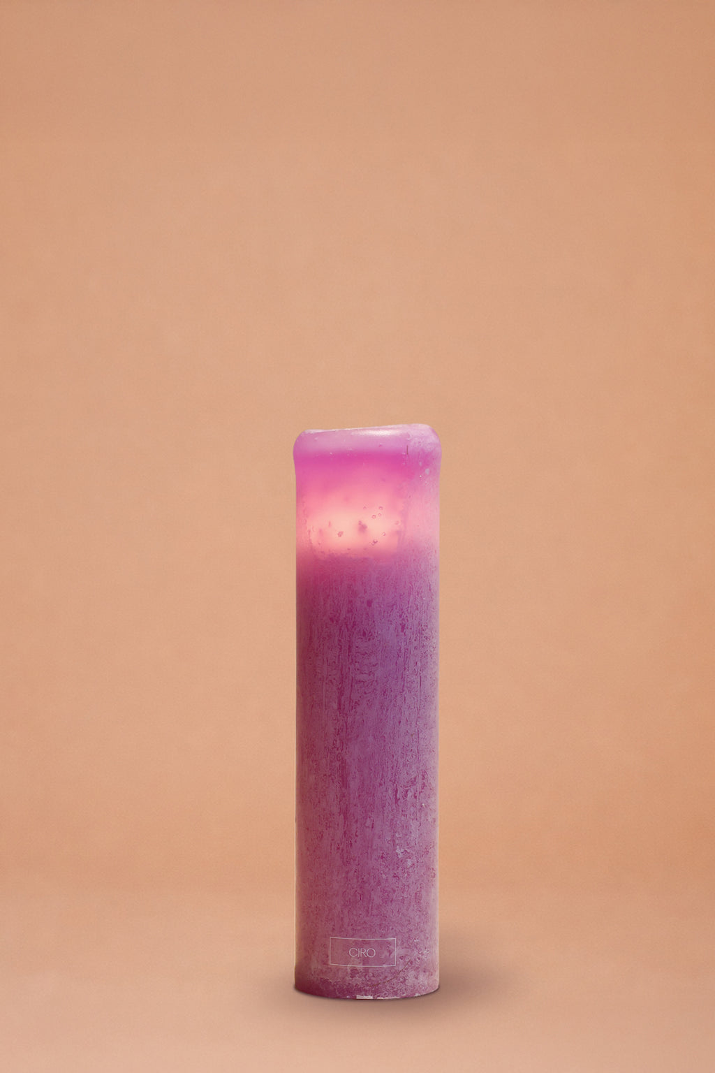 CIRO kaars Violet Regular Stone | Handgemaakt & Flameless